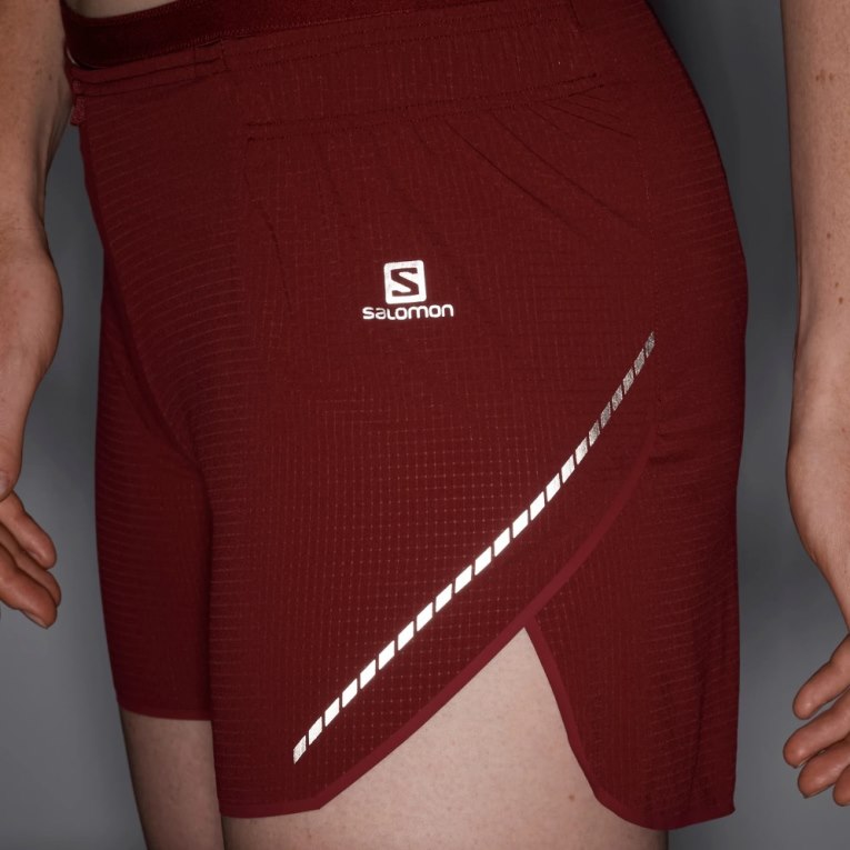 Red Salomon Sense Aero 5'' Women's Running Shorts | PH 65912Q